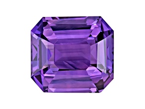 Purple Sapphire 7.9x6.4mm Emerald Cut 2.06ct