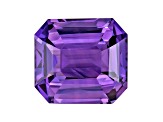Purple Sapphire 7.9x6.4mm Emerald Cut 2.06ct