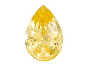 Yellow Sapphire Loose Gemstone 9.3x6.3mm Pear Shape 2.06ct