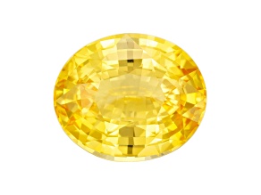Yellow Sapphire 9.9x7.9mm Oval 3.06ct
