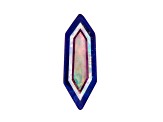 Intarsia Multi-Stone Inlay 38.5x13.6mm Hexagon