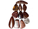 Boulder Opal Free-Form Cabochon Set of 10 242ctw