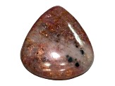 Pink Chalcedony 29.92x25.37mm Pear Shape Cabochon 35.00ct