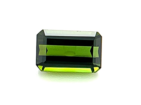 Yellowish Green Tourmaline 9.9x6.3mm Emerald Cut 3.30ct