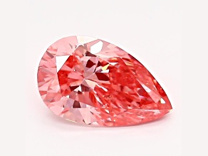 1.11ct Intense Pink Pear Shape Lab-Grown Diamond VS1 Clarity IGI Certified