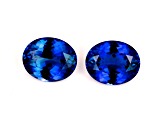 Tanzanite 19.0x16.1mm Oval Matched Pair 44.82ctw