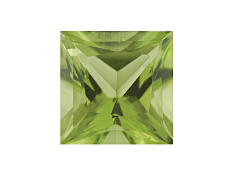 Peridot 6mm Princess Cut 1.25ct