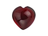 Garnet 6mm Heart Shape Cabochon 1.10ct