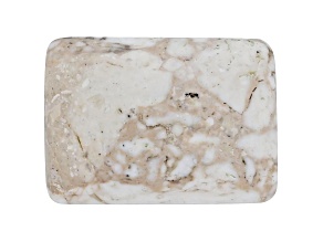 White Horse Agate 18.5x13.5mm Rectangle Cabochon 15.30ct