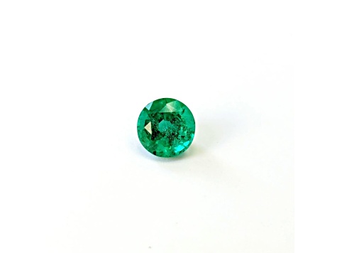 Zambian Emerald 7.5mm Round 1.70ct