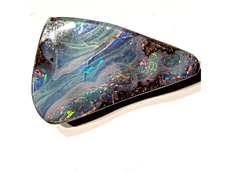 Boulder Opal 25x16mm Free-Form Cabochon 17.00ct