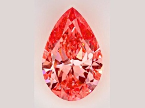1.89ct Vivid Pink Pear Shape Lab-Grown Diamond VVS2 Clarity IGI Certified