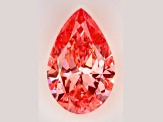 1.89ct Vivid Pink Pear Shape Lab-Grown Diamond VVS2 Clarity IGI Certified