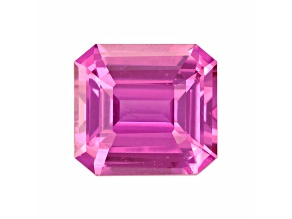 Pink Sapphire 6.1x5.5mm Emerald Cut 1.03ct
