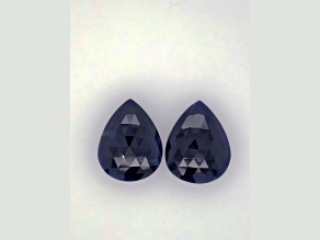 Sapphire 25x20mm Carved Cabochon Matched Pair 47.02ctw