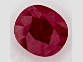 Ruby 9.9x8.8mm Oval 3.29ct