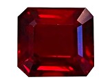 Ruby Unheated 7.8x7.1mm Emerald Cut 3.01ct