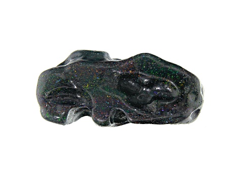 Honduran Black Opal Free-Form Carving