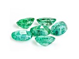 Zambian Emerald 6x4mm Oval Set of 6 2.65ctw