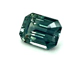 Teal Blue-Green Sapphire 6.85x5.20mm Emerald Cut 1.50ct