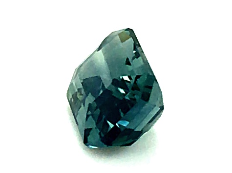 Teal Blue-Green Sapphire 6.85x5.20mm Emerald Cut 1.50ct