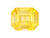 Yellow Sapphire 7.3x5.9mm Emerald Cut 2.04ct
