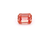 0.52ct Vivid Pink Emerald Cut Lab-Grown Diamond SI1 Clarity IGI Certified