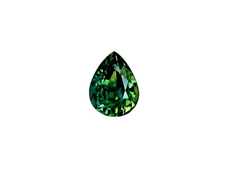 Green Sapphire Loose Gemstone 8.9x6.8mm Pear Shape 2.58ct