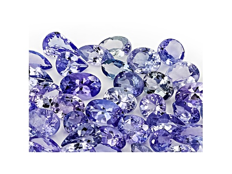 Tanzanite Mixed Shape Faceted Parcel 15.00ctw