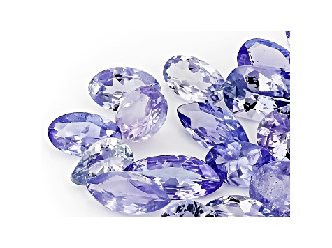 Tanzanite Mixed Shape Faceted Parcel 15.00ctw