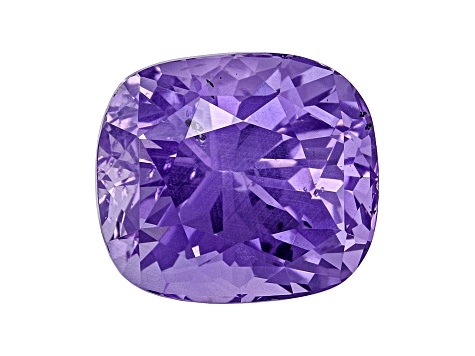 Violet Sapphire Unheated 8.1x7.1mm Cushion 3.12ct