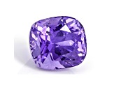 Violet Sapphire Unheated 8.1x7.1mm Cushion 3.12ct