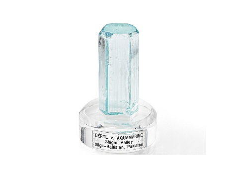 Aquamarine Unheated 85x33x23mm Free-Form Mineral Specimen 650ct