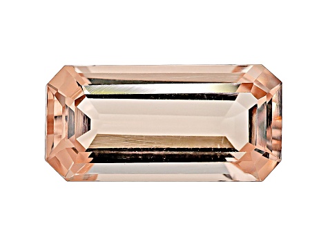 Morganite 16x8mm Emerald Cut 5.48ct