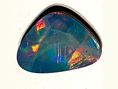 Opal on Ironstone 22x14mm Free-Form Doublet 7.51ct