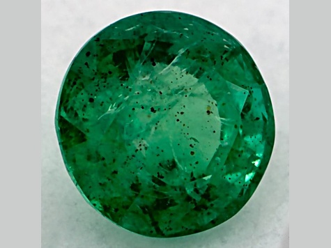 Zambian Emerald 6.06mm Round 0.91ct
