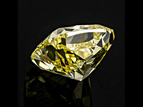 1.18ct Intense Yellow Cushion Lab-Grown Diamond VS2 Clarity IGI