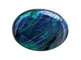 Australian Black Opal 10x8mm Oval Cabochon 1.68ct