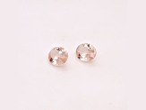 Morganite 10x8mm Oval Matched Pair 4.27ctw