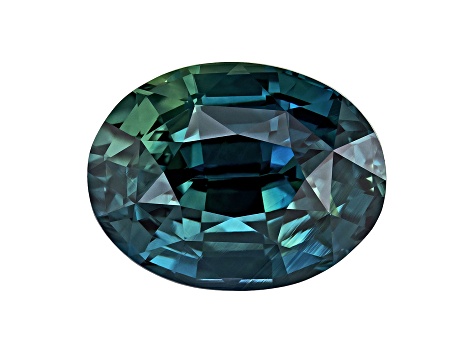 Teal Sapphire Unheated 11.16x8.54mm Oval 4.99ct