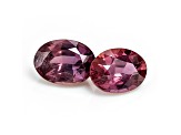 Pink Sapphire 5.0x3.5mm Oval Set of 2 0.72ctw