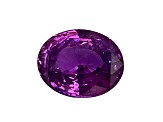 Purple Sapphire Loose Gemstone Unheated 12.8x10.18mm Oval 8.1ct