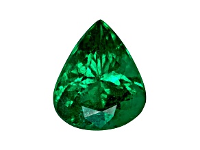 Brazilian Emerald 7.4v6.2mm Pear Shape 0.97ct