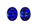 Tanzanite 9x7mm Oval Matched Pair 4.59ctw
