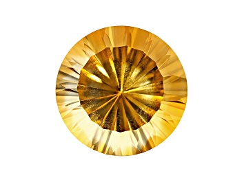 Picture of Citrine 14mm Round Concave Cut 8.70ct