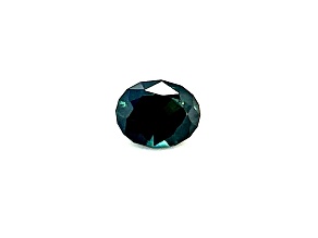 Teal Sapphire 6.2x4.9mm Oval 0.90ct