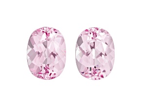 Morganite 8x6mm Oval Matched Pair 2.48ctw