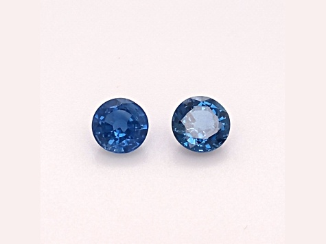 Sapphire 5.5mm Round Matched Pair 1.66ctw