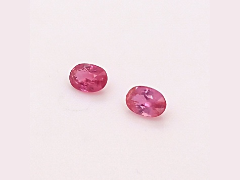 Ruby Unheated 6x4mm Oval Matched Pair 1.20ctw