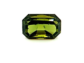 Yellowish Green Tourmaline 10.2x6.6mm Emerald Cut 4.20ct